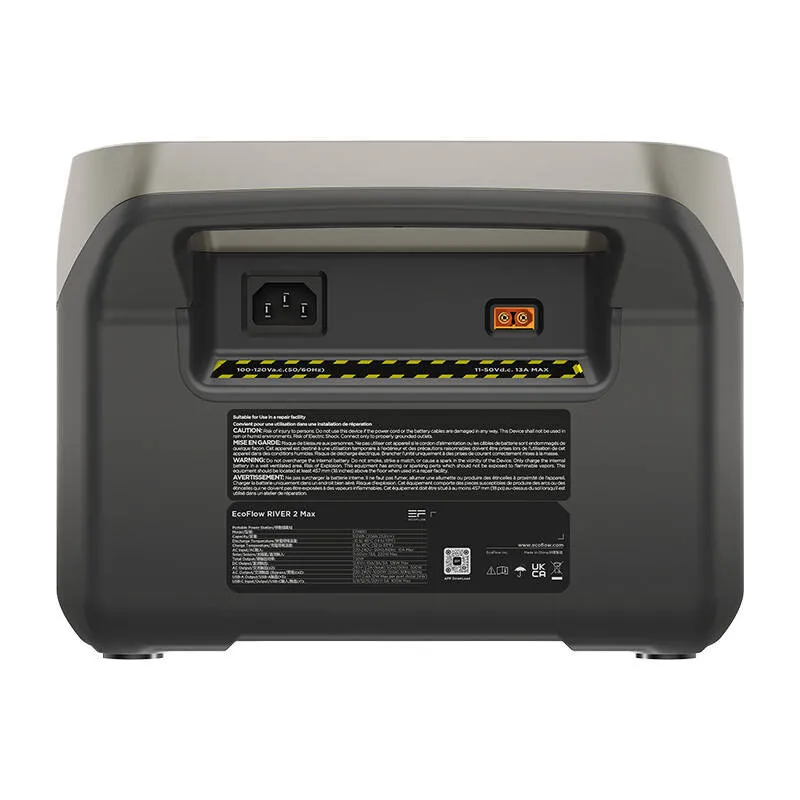 Переносная зарядная станция EcoFlow RIVER 2 Max ZMR610-B-EU 512Wh 500w(1000w max)